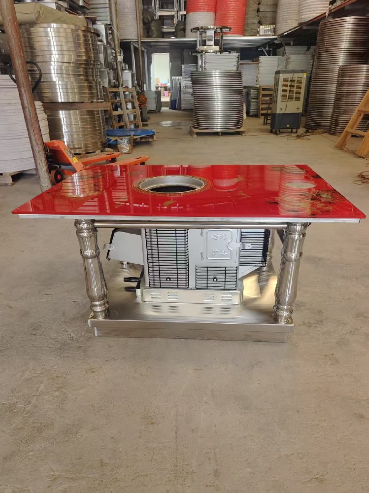 钢化硅酸盐板豪华茶几款  炉具