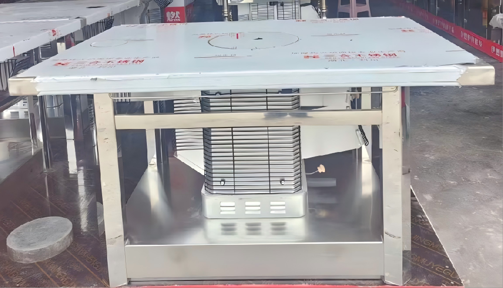 80*120加厚上下不锈钢豪华茶几款